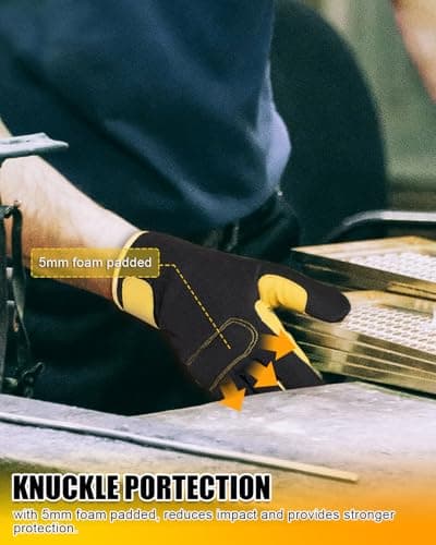 Enhanced Shock Resistance Work Gloves for RIGWARL