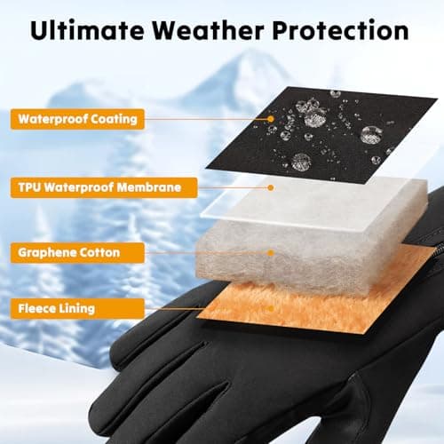 ATERCEL Winter Thermal Gloves with Graphene Cotton for Men & Women
