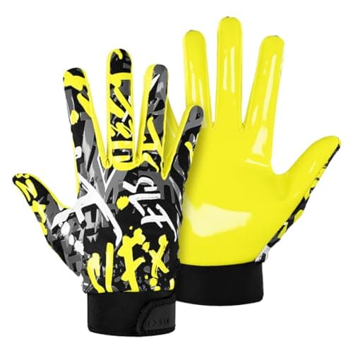 Sleefs Football Receiver Gloves - No Slip, Crazy Sticky Grip - Youth & Adult Sizes — SLF Radiante Camo