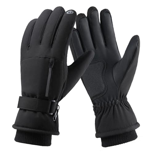 X W EI UNION Winter Warm Touchscreen Gloves Men Women Waterproof Windproof Cold Weather Outdoor Sports