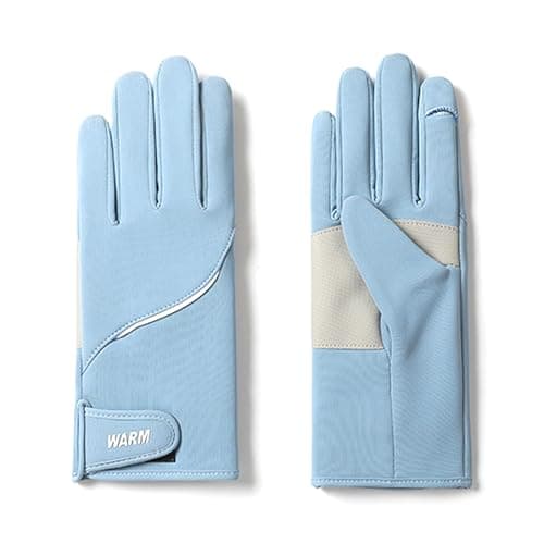 RIGWARL Touchscreen Winter Cycling Gloves for Men and Women Warm Windproof Thermal — blue