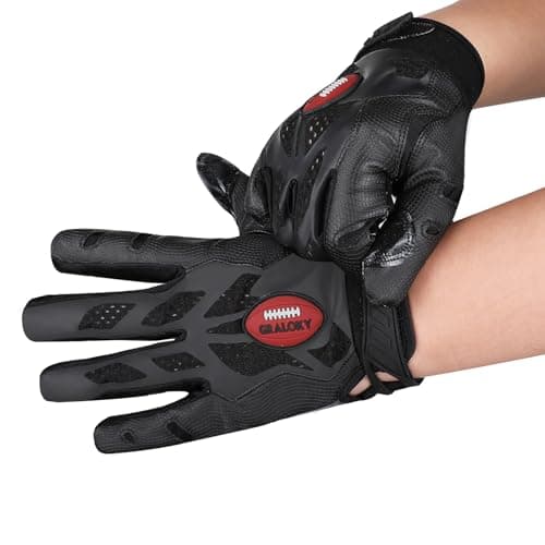 Youth and Adult Silicone Grip Football Gloves