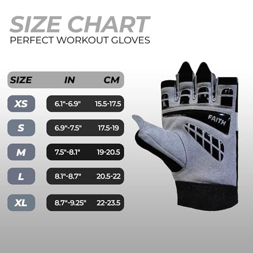 FIGHTSENSE Workout Gloves for Men and Women - Enhanced Grip, Padded Palm, Breathable Design