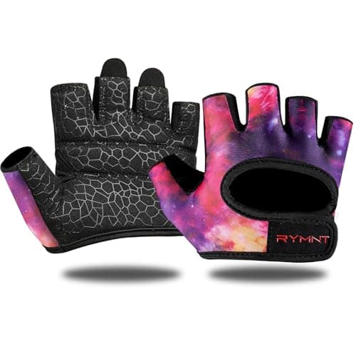 Minimal Weight Lifting Gloves - Full Palm Protection & Extra Grip for Men & Women — Galaxy
