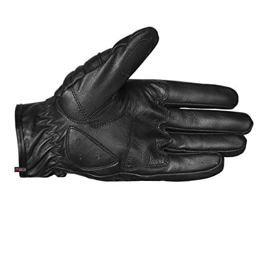 Vintage Goatskin Leather Motorcycle Gloves for Men's Cycling Racing Powersports