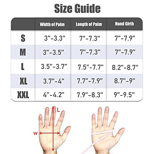 Winter Motorcycle Work Gloves for Men and Women with Touchscreen, Flexible Breathable Fit
