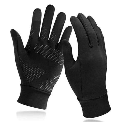 JEELAD Windproof Waterproof Cycling Gloves for Men and Women - Skeleton Racing Style — D-Black