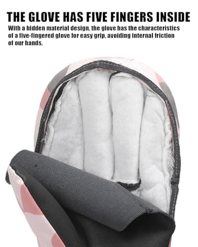 RIGWARL Winter Ski Mittens Men & Women Waterproof Warm Lining Gloves