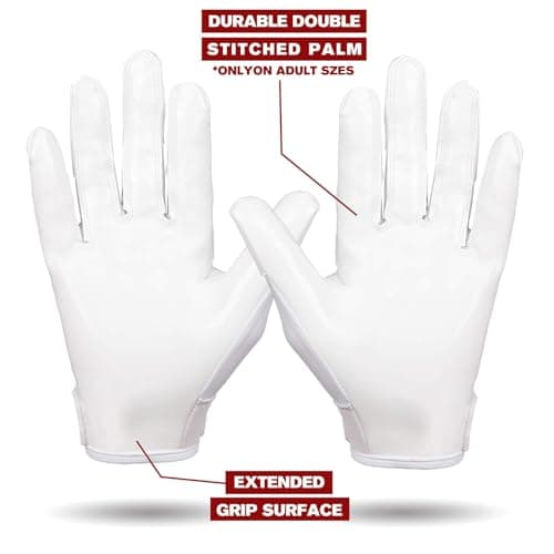 Men's Football Gloves: T1 PRO Adult Size (Pair)
