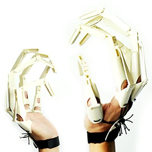 Thafikzi Halloween Devil Claws Gloves with Skull Fingers for Flexible Cosplay