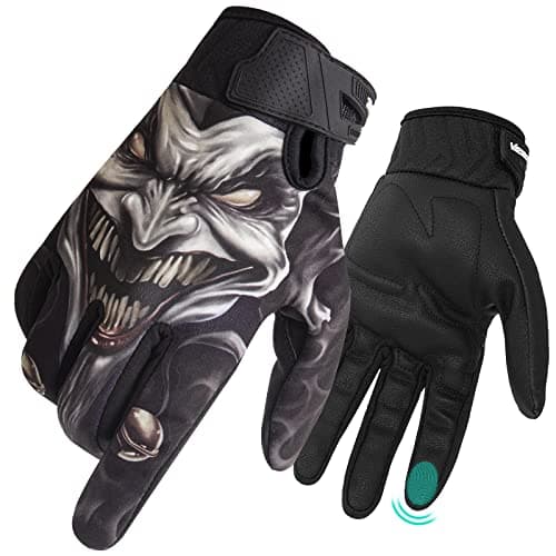 Winter Motorcycle Work Gloves for Men and Women with Touchscreen, Flexible Breathable Fit