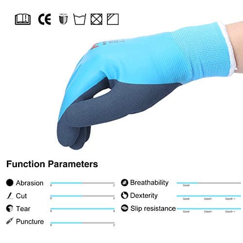 DS Safety Waterproof Gloves for Men and Women - Winter Work Gloves