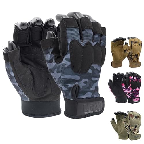 MRX Breathable Workout Gloves for Men and Women - Snug-Fit, Ideal for Weight Lifting, Cycling, Gym & More