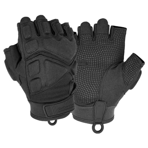 Seibertron Tactical Fingerless Gloves for Men & Women XXS-XXL