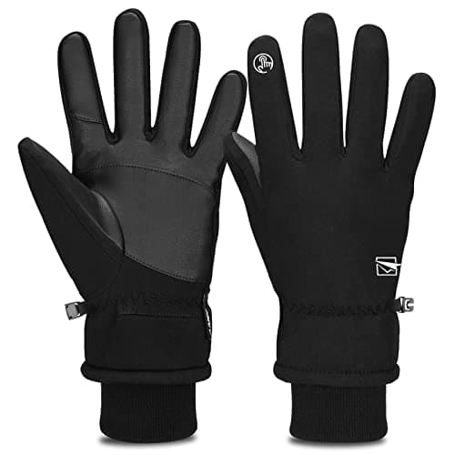 Cevapro Windproof Waterproof Winter Gloves -30°F, 3M Thinsulate Cold Weather Protection