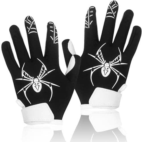 Youth Football Silicone Grip Gloves for Kids: Enhance Ball Control
