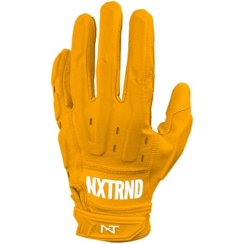 Nxtrnd G3 Pro Padded Football Gloves — Yellow/Pro