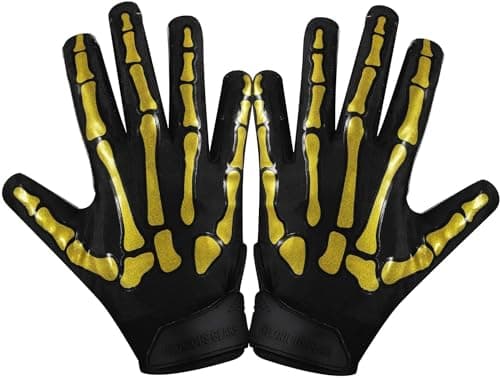 Glorious Traders Football Gloves - Ultimate Performance with Super Grip — Gold