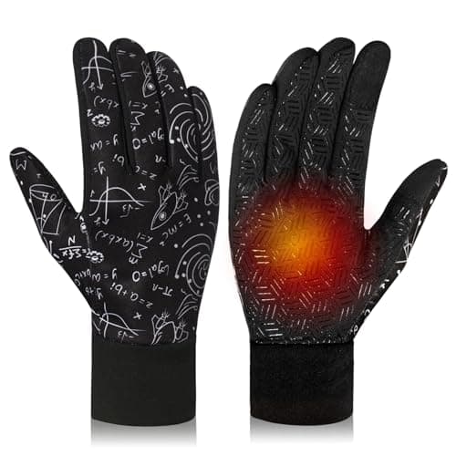 RIGWARL Upgraded Wool Winter Gloves, Waterproof & Touch Screen Compatible, Perfect Gifts for Men and Women — 112 Plus-(75% Warm&water-resistant)-numbers