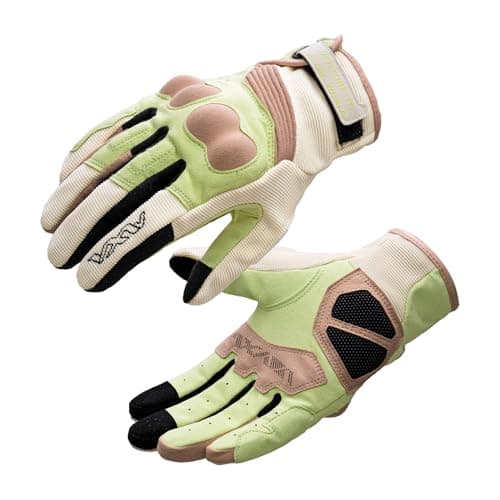 VXW Full Finger Touchscreen Motorcycle Gloves for Men and WomenBMX ATV MTB — Green