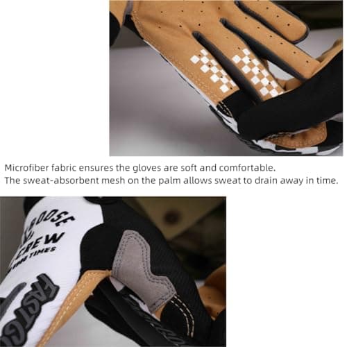 Touch Screen Motorcycle Gloves for Men & Women - Breathable, Lightweight,Perfect for Cycling, Climbing, Motocross Racing