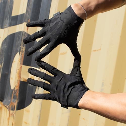 Reaper Dark Skeleton Gloves - Lightweight for Airsoft, Paintball, Cycling & More