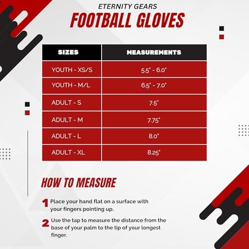Jester Football Gloves - Tacky Grip for Adults & Youth
