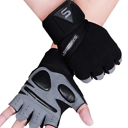 Breathable Workout Gloves for Men & Women - Gym Weight Lifting Support Padded