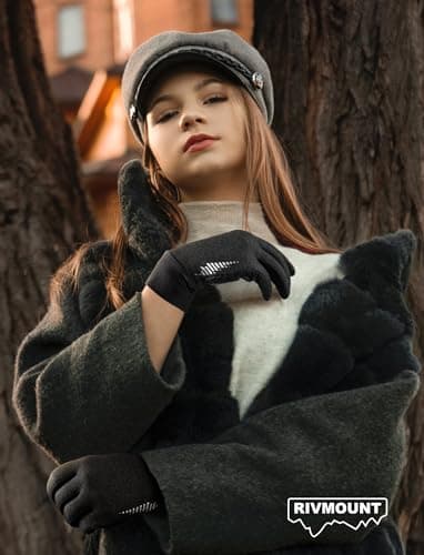Winter Gloves for Women and Men - Warm, Windproof, Touchscreen, Snow Skiing Thermal Liners - for Cycling, Running, Driving, Walking, Hiking, and Commuting.