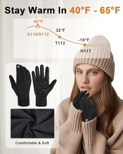 Waterproof Winter Gloves for Men and Women: RIGWARL Gloves for Cool and Cold Weather