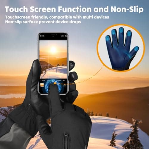 ATERCEL Winter Thermal Gloves with Graphene Cotton for Men & Women