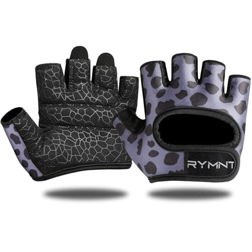 Minimal Weight Lifting Gloves - Full Palm Protection & Extra Grip for Men & Women — Snow Leopard Grey