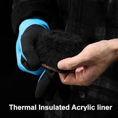 DULFINE Waterproof Winter Gloves for Men and Women | Foam Latex Thermal Insulated