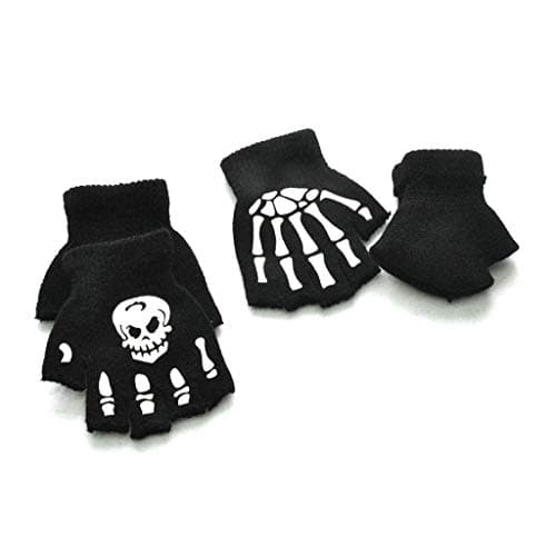 MinnowXY Toddler Skeleton Gloves Glow in the Dark