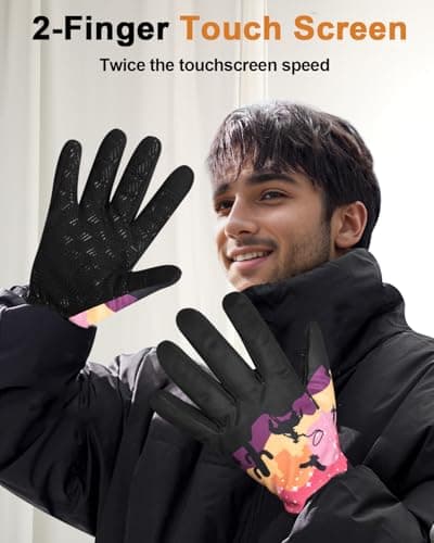 RIGWARL Upgraded Wool Gloves for Cold Weather, Touchscreen Compatible, Gifts for Men & Women