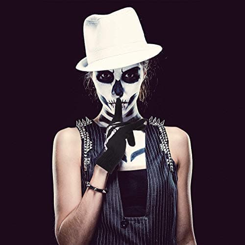 Unisex Skull Skeleton Gloves for Men Women & Kids Cosplay Costumes