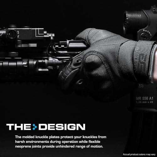 Tactical Shooting Gloves for Men and Women with Touchscreen Fingers - Durable and Comfortable Hand-Gear