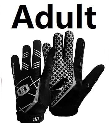 Seibertron Pro 3.0 Elite Ultra-Stick Sports Glove Football Gloves — Black