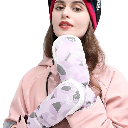 RIGWARL Winter Ski Gloves: Cold Weather Waterproof & Windproof — Purple