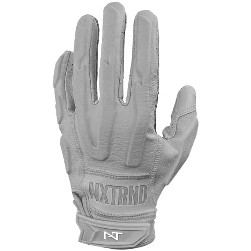 Nxtrnd G3 Pro Padded Football Gloves — Grey
