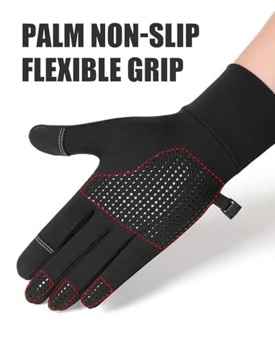 RIGWARL Touchscreen Compatible Long Sleeve Ski Gloves for Winter Sports