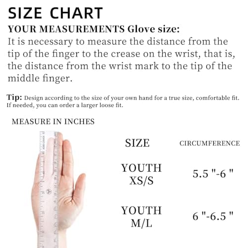 Youth Football Silicone Grip Gloves for Kids: Enhance Ball Control