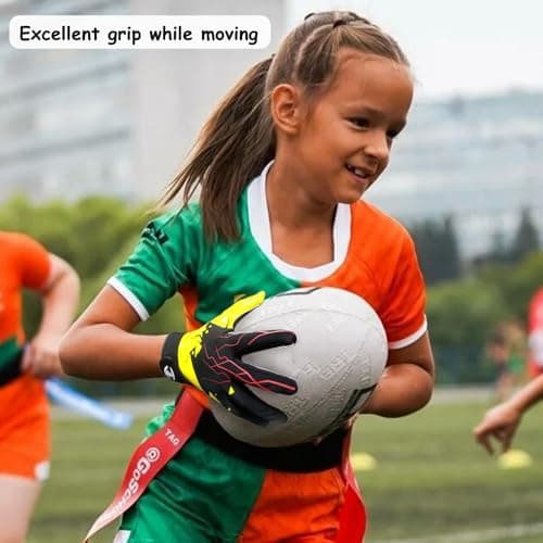 Sticky Silicone Palm Football Gloves for Kids Boys Girls