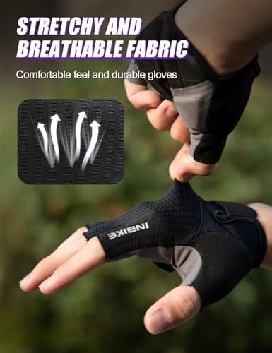INBIKE Shock-Absorbing Gel Padded Cycling Gloves for Men and Women