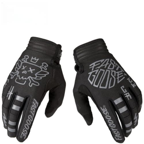 Touch Screen Motorcycle Gloves for Men & Women - Breathable, Lightweight,Perfect for Cycling, Climbing, Motocross Racing — Black2