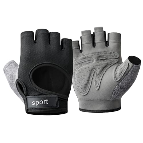 Women's & Men's Weight Lifting Gloves - Protect Hands, Reduce Wrist Pressure for Gym, Workout, & Cycling (Order A Size U — black