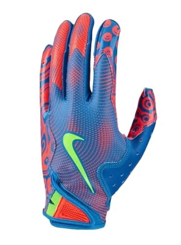 Nike Vapor Jet 8.0 Football Gloves - Ultimate Grip and Support — Blue Orbit | Hyper Orange | Green