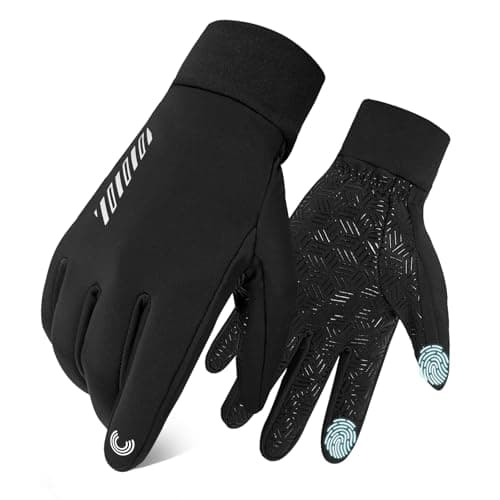 Waterproof Winter Gloves with Touchscreen Fingers for Men and Women — 112 Black
