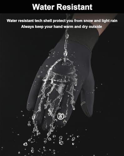 SUJAYU Touch Screen Winter Gloves for Men & Women - Running, Cycling, Driving, Waterproof