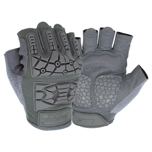 Seibertron T.F.F.I.G 2.0 Men's Tactical Gloves for Hunting Hiking Motorbike Riding — Grey-THFIG